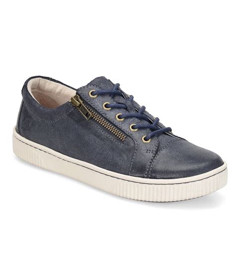 navy leather sneakers for women.